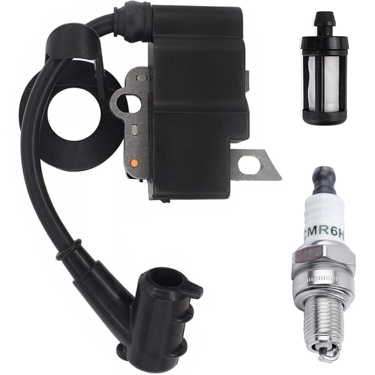 ZAMDOE 1139 400 1307 Ignition Coil Compatible for Stihl MS171 MS181 MS181C MS211 MS211C Chainsaw, Replace 1139-400-1307, with Spark Plug Fuel Fuel Finter