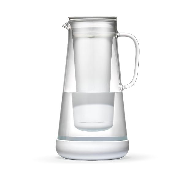 LIFESTRAW HOME — WATER FILTER PITCHER, 7-CUP, WHITE,...