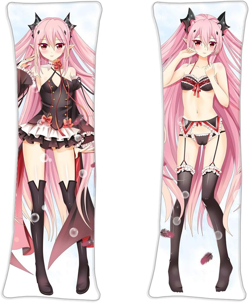Amazon 終わりのセラフ クルル ツェペシ 抱き枕カバー アニメ 150x50cm 1500x500mm 等身大 ピーチスキン 両面プリント 18禁 エロ ゲーム 萌えグッズ キャラグッズ フィギュア ドール 通販