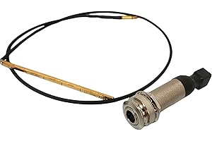 MUSICIAN OUTFITTERS Acoustic Guitar Under-Saddle Piezo Bridge Pickup with Jack (Rigid Artec PP-607)