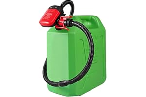 5th Gen Fuel Transfer Pump with Auto-Stop Sensor(2.4 GPM),AA Battery Powered Portable Gasoline Diesel Pump with 3 Adapters (B