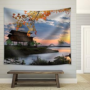 Beautiful Landscape for Adv or Others Purpose Use - Fabric Wall Tapestry Home Decor - 51x60 inches
