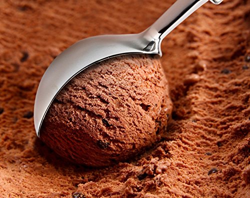 Premium Ice Cream Scoop, Heavy Duty Professional Stainless Steel Ice Cream Dipper for Fruits, Cookie Dough and Water Melon Scoop, Solid and Durable, FDA Approved - Thumbnail 5