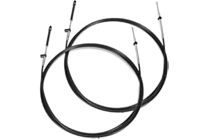 Atesilor 2pcs Boat Throttle and Shift Cables Compatible with Mercury MerCruiser Marine Force Outboard Engine 600A/4000 Series Controller(Gen 1/CC179xx, Gen2/CC189xx)