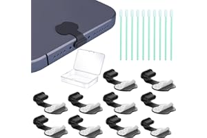 10-Pack USB C Dust Plugs, Dushochn Cute Charm Type-C Port Covers – for iPhone 17/16/15 Plus/Pro Max, A15, Pixel, iPad & Type-C Devices & More