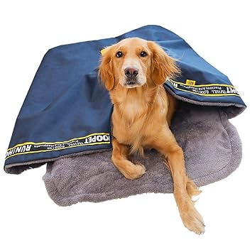 soundwinds Haustier-Schlafsack Haustier Nest Höhle Plüsch Hund Haus Bett faltbar Winter Weich Warm Hund Katze Bett Matte Kiss