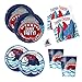 Shark Theme Party Supplies - Plates, Cups, Napkins and Decorations - Boys Pool or Birthday Party Supplies (Deluxe - Serves 16)