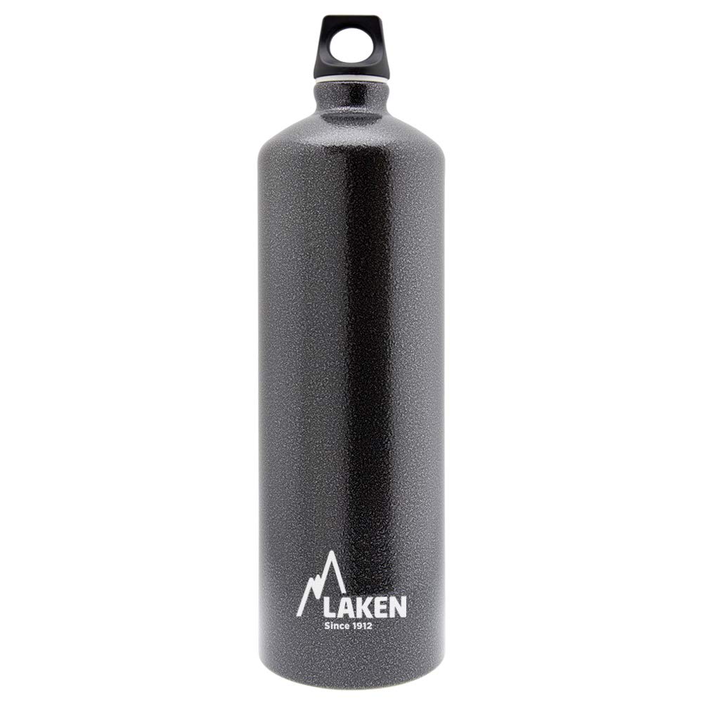LAKEN Futura Water Bottle with Narrow Mouth, Single Wall Lightweight Aluminum BPA, Leak-Proof Screw Cap, 1.5 Litre, Granite โ image 1