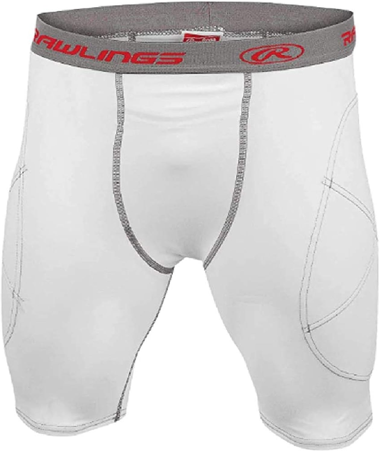 Rawlings Adult Sliding Short with Cup Pocket (B5MSS7) : Clothing