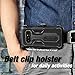 Galaxy Note 8 Case, eSamcore Full Body Protection Shockproof Case Cover with Rugged Heavy Duty Holster Clip Kickstand [WITHOUT Built-in Screen Protector] for Samsung Note 8 2017 [BLACK]