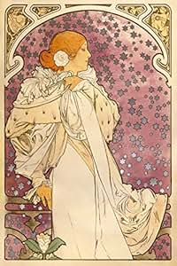 Alphonse Mucha - Sarah Bernhardt, La Dama De Las Camelias, 1896