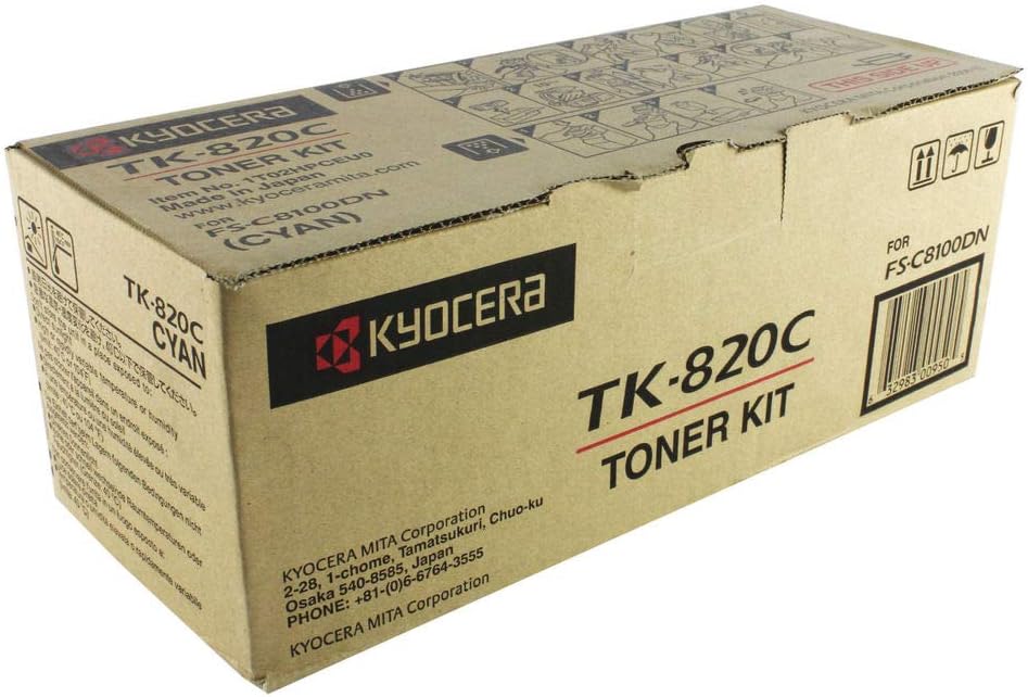 Kyocera TK 820C - Toner cartridge - 1 x cyan - 7000 pages