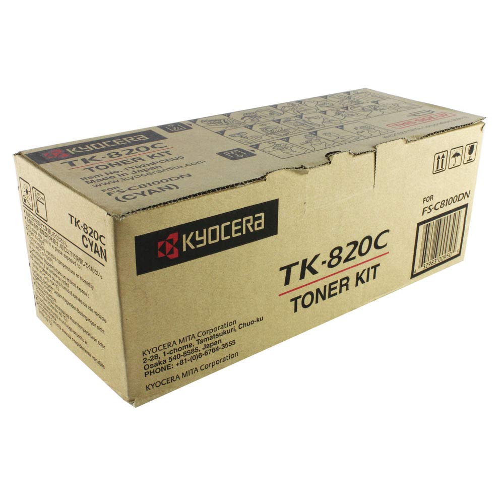 Kyocera TK 820C - Toner cartridge - 1 x cyan - 7000 pages