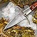 Oyster Knife by Archer - Premium Oyster Shucking Knife in Gift Box with Pakka Wood Handle, Mirror Finish Full Tang Blade, Hand-guard - Beautifully Made Compact Design Oyster Shell Shucker/Opener