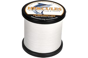 HERCULES Braided Fishing Line 12 Strands, 100-2000m 109-2196 Yards Braid Fish Line, 10lbs-420lbs Test PE Lines for Saltwater Freshwater