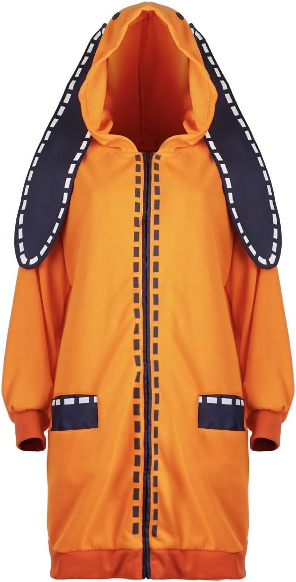 CoolChange Kakegurui costume, Runa Yomozuki hoodie, bunny Kigurumi