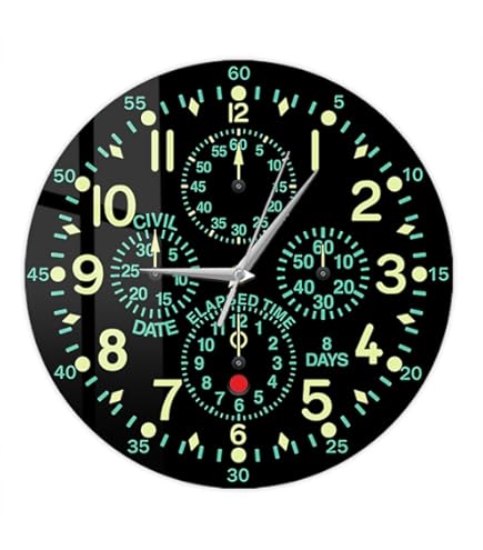 Amazon.com: Timethink 12 Inch ''Flying Fortress'' Aircraft Clock