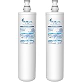 Filterlogic 3US-PF01 3US-MAX-F01 Replacement Filter, NSF/ANSI 42 Certified Replacement for Filtrete® 3US-PF01, 3US-MAX-F01H, 3US-PF01H, Delta RP78702, Manitowoc K-00337, K-00338, HF20, HF25, Pack of 2
