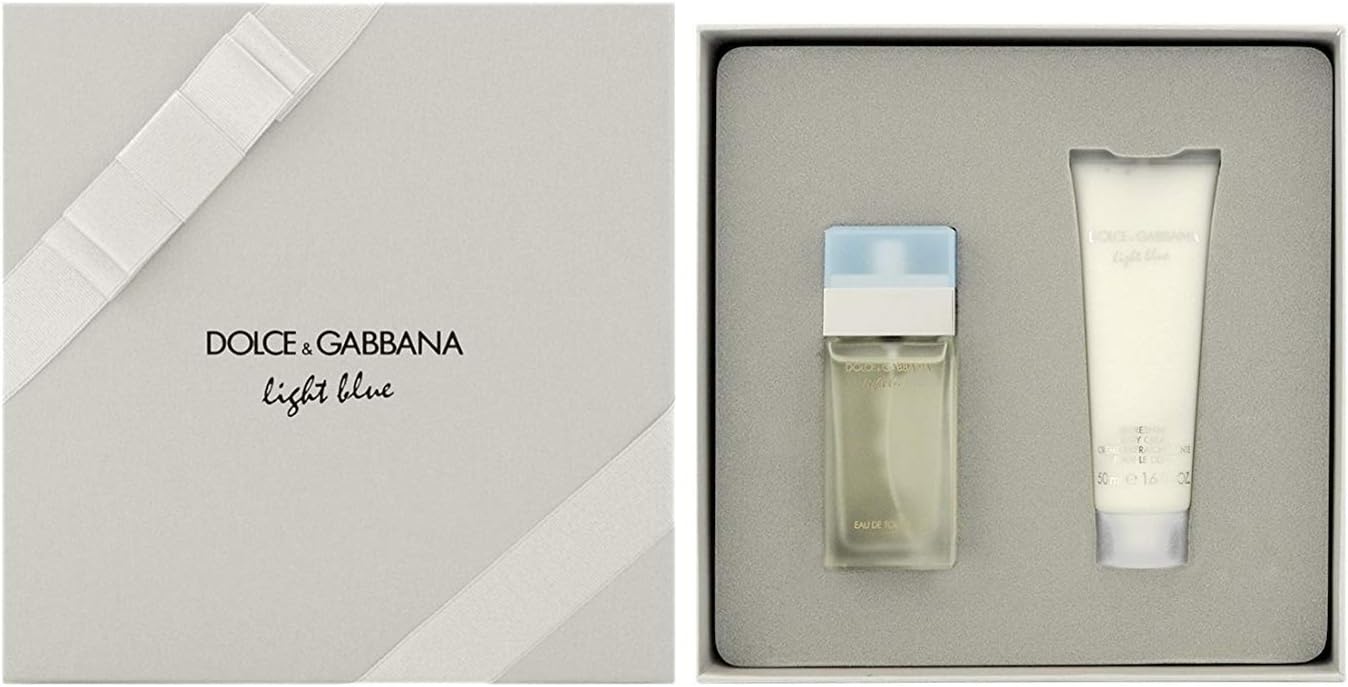 dolce&gabbana light blue mini duo set