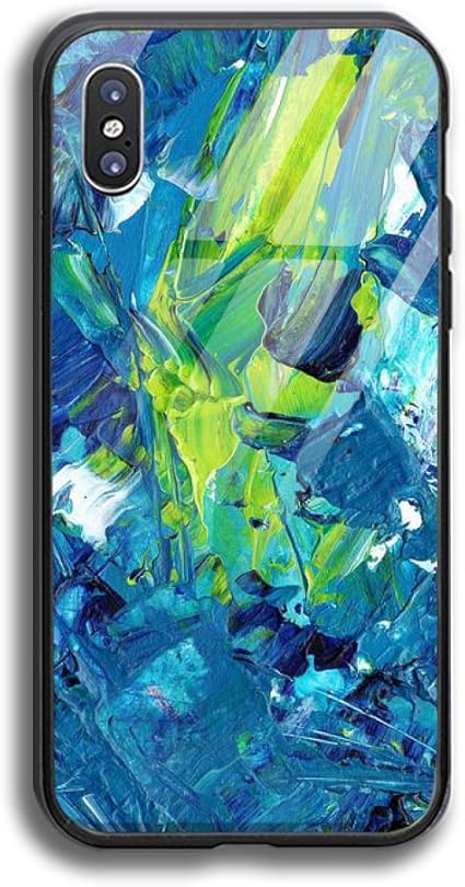 Amazon Iphone Xs ケースリング クリア スマホケース 背面ガラス 鏡面 ミラー Tpu 耐衝撃 オシャレ 携帯カバー かっこいい 背面カバー ワイヤレス充電対応 車載ホルダー対応 油絵 アート ケース カバー 通販
