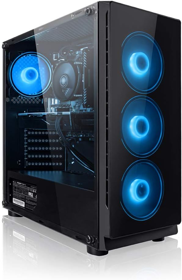 Megaport Gaming-PC AMD Ryzen 5 2600 6x 3.40 GHz • GeForce GTX1650 • 1TB HDD • 16GB DDR4 RAM • Windows 10 Home • Gamer PC • Gaming Computer • Desktop PC • Gamer Computer