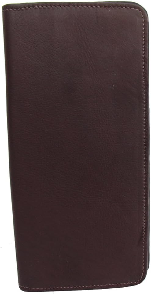  | Piel Leather Passport Ticket Holder, Saddle, One Size | Passport Covers