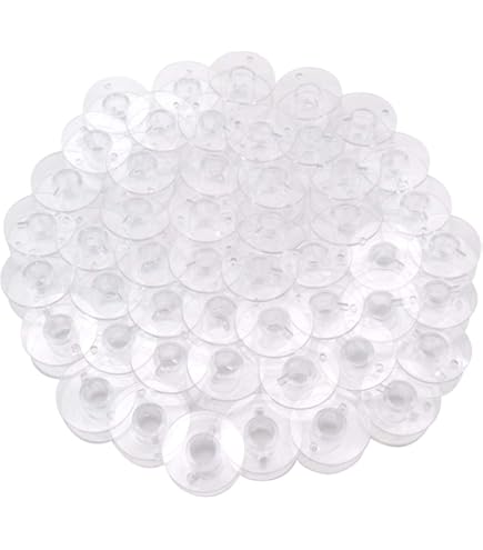 CKPSMS Bobbin Case & 25 Bobbins Set For Viking Singer Husqvarna Sewing Machines