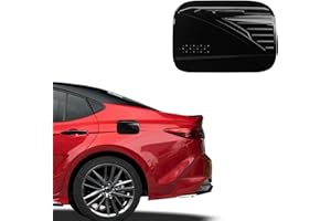 CKE for 9th Gen Camry LE SE XLE XSE Compatible with Toyota Camry 2025 2026 Accessories Car Fuel Tank Cover Trim Oil Gas Cap Exterior Decoration Sticker -Glossy Black