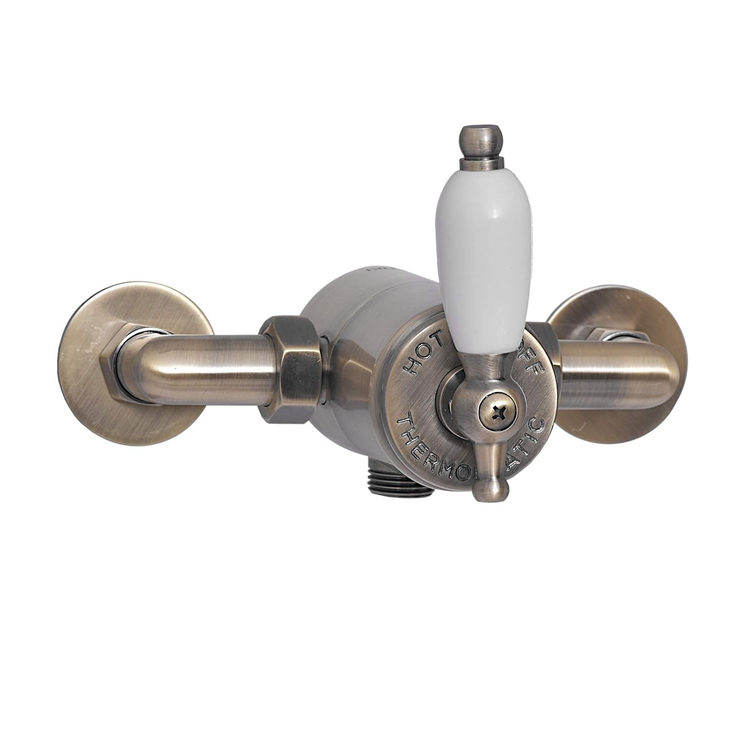 ENKI Thermostatic Sequential Shower Valve Traditional Exposed Bronze