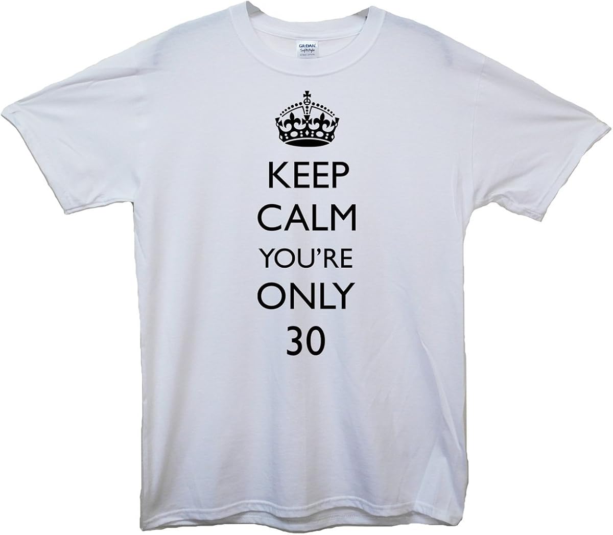 Amazon.com: Minamo Keep Calm You're Only 30 T-Shirt XX-Large (50-52 ...