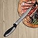 Carving Knife -8 Inch Stainless Steel Blade Slices Cleanly- Non Slip Ergonomic Handle - No-Stain Stainless Steel - Ultimate Meat Cutting Knife - Perfect for Slicing Ham, Turkey, Chicken, Brisket, Bee