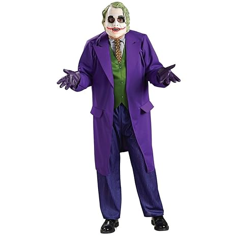 Generique Offizielles Joker-Kostüm Dark Night für Erwachsene XL