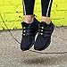 HICKIES No Tie Shoelaces For Adults Premium Black/Yellow Shoe Laces For Sneakers No Tie Laces - 14 Elastic Waterproof Tieless Shoelaces, A Pair Unisex No Tie Running Shoe Laces One Size fit All