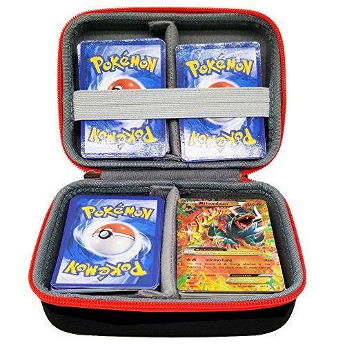 image for Logity Pokemon Trading Cards Case, Card Game Accessories, Large Capaci