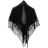 LMVERNA Knit Shawl with Tassels Fashion Scarf Multifunctional Neck Wrap