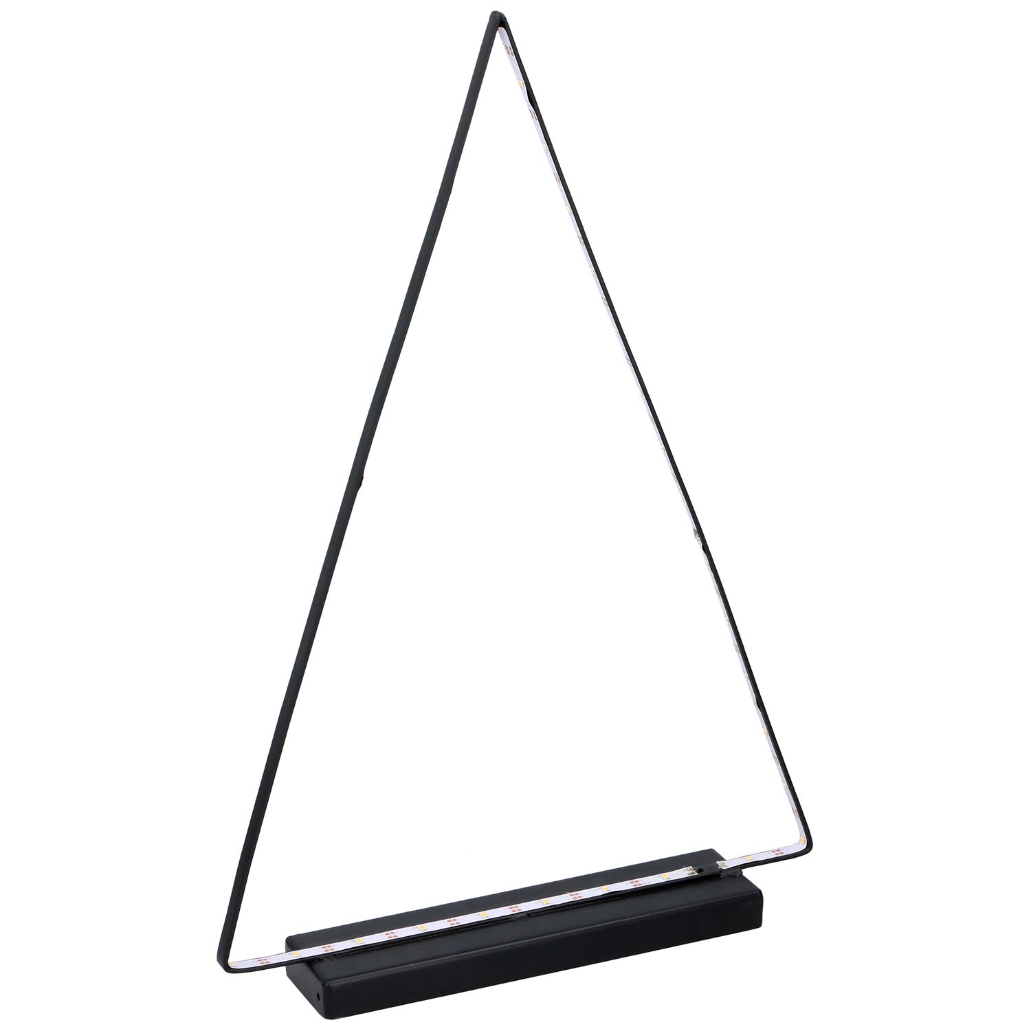 Grundig 37 LED Illuminated Triangular Feature Statement Modern Table Lamp Light