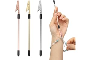 3 Pieces Bracelet Helper Tool Jewelry Helpers, Anglecai Hand Bracelet Fastener Helper for Fastening and Hooking Jewelry Bracelet Necklace Watch Clasps Ties Zippers