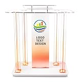Acrylic Church Pilpits with Wheels, 46'' Church