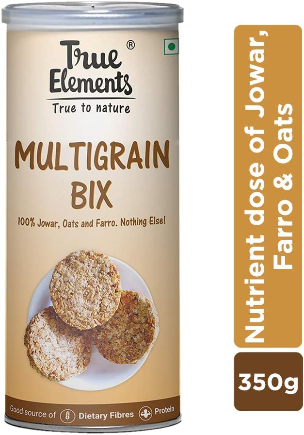 True Elements Multigrain Bix with 100% Jowar, Multigrain Oats and Farro 350gm