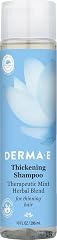DERMA E Thickening Shampoo, 10 Fl Oz Hair Thickening Therapeutic Shampoo | Effective thickening formula for women & men, make
