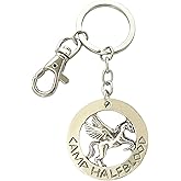 UXEpollius Classic Metal Keychain Women and Men