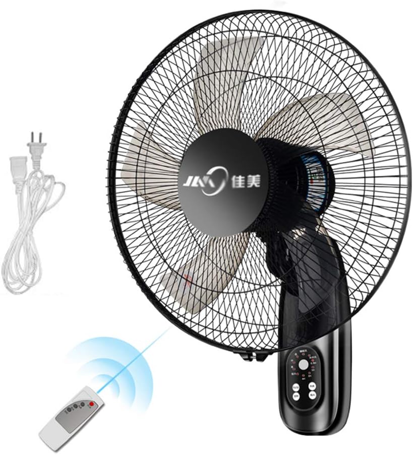 Wall Fans Oscillating outdoor,Black Industrial Wall Mount Fan, High Velocity/Heavy Duty, Adjustable Tilt,For Home, Outdoor, Commercial, Restaurant