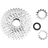 microSHIFT | H10 Cassette | 10 Speed | 11-36t | Silver | Chrome Plated | microSHIFT H10 10-Speed Cassette 11-36t Chrome-Plated, Durable, Sharp Shifting