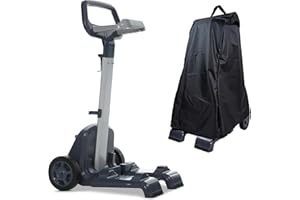 GEARWIZ Universal Caddy and Premium Caddy Cover Bundle for Any Robotic Pool Vacuum Cleaner – Pool Vacuum Cleaner Caddy with a Cable & Power Supply Unit Holder – Durable Pool Vacuum Storage Caddy with Wheels