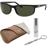 Ray-Ban RB2027 PREDATOR 2 Rectangle Sunglasses with Official Eyewear Kit