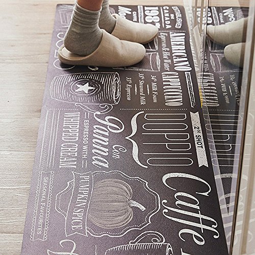 image for USTIDE Classic Kitchen Comfort Chef Floor Mat, 17.7x70.9”, Linen Car