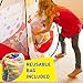 kiddzery Plastic Air Filled Balls for Pits 200 Pack | Crush Proof, Durable, BPA & Phthalates Free, Colorful | for Indoors & Outdoors, Play Tents, Kiddie Pools, Playpen, Jumping Castles, Bounce Houses