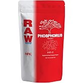 RAW Phosphorus Fertilizer - Water Soluble, High Phosphorus for Plants, 8 oz | Energy for Fruit and Flower - Ideal Hydroponic Phosporus Fertilizer for Indoor Plants, Gardens and Vegetables