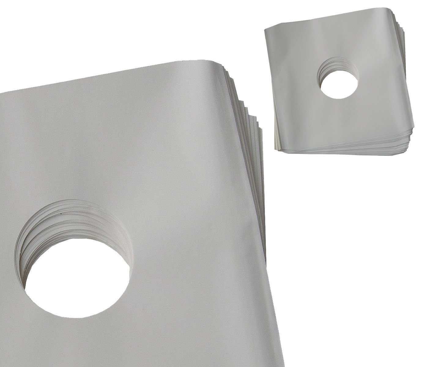 20 x 12" inch Vinyl Record Album LP Poly Lined White Paper Inner Sleeves