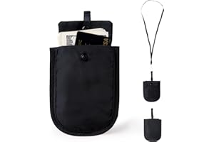 Mealivos Hidden Bra Wallet - Undercover Travel Pouch with Adjustable Elastic Strap for Credit Cash，Cards, and Valuables - Secret Stash Pocket for All Bra Sizes (black)